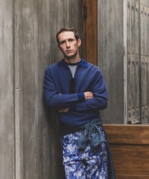 BEAMS PLUS | ダイヤモンド パターン ニット ポロシャツ(ポロシャツ)