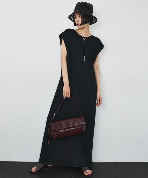 LE VERNIS(ル・ベルニ)の「LE VERNIS(ル・ベルニ) Soft wide bag(ハンドバッグ・レディース・ボルドー/ブラック・FREE)」の17枚目の写真