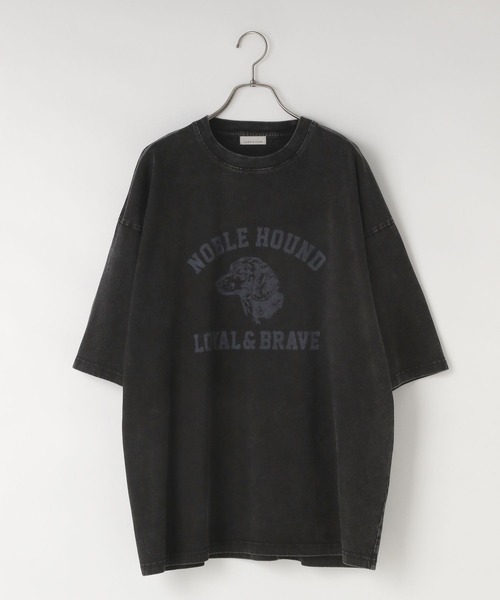 LOWRYS FARM(ローリーズファーム)の「ピグメントアソートプリントSS 571130(Tシャツ/カットソー・メンズ・バーガンディー/ブラック/グレー/グリーン・MEDIUM/LARGE)」の2枚目の写真