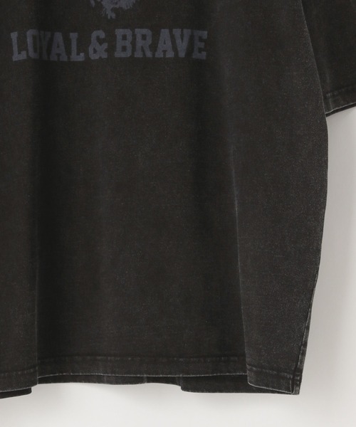 LOWRYS FARM(ローリーズファーム)の「ピグメントアソートプリントSS 571130(Tシャツ/カットソー・メンズ・バーガンディー/ブラック/グレー/グリーン・MEDIUM/LARGE)」の10枚目の写真