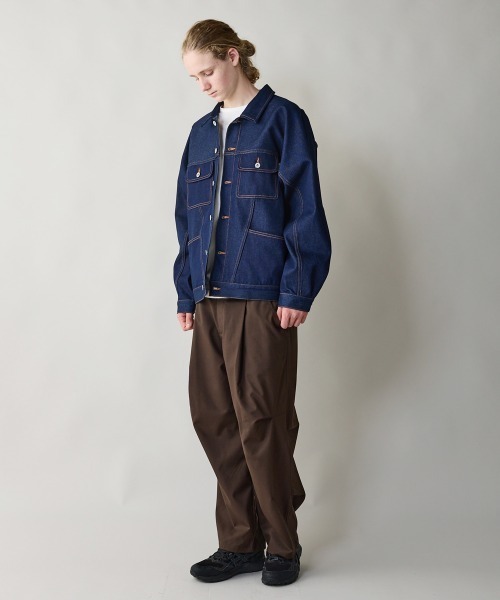 rehacer（レアセル）の「rehacer : Ridge Tuck Pants / リッジ タック パンツ（スラックス・メンズ・ブラウン/ブラック・SMALL/MEDIUM/LARGE）」の7枚目の写真
