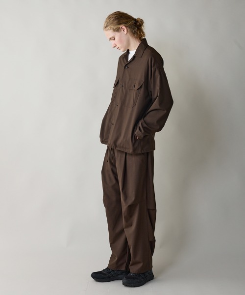 rehacer（レアセル）の「rehacer : Ridge Tuck Pants / リッジ タック パンツ（スラックス・メンズ・ブラウン/ブラック・SMALL/MEDIUM/LARGE）」の15枚目の写真