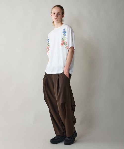 rehacer（レアセル）の「rehacer : Ridge Tuck Pants / リッジ タック パンツ（スラックス・メンズ・ブラウン/ブラック・SMALL/MEDIUM/LARGE）」の11枚目の写真