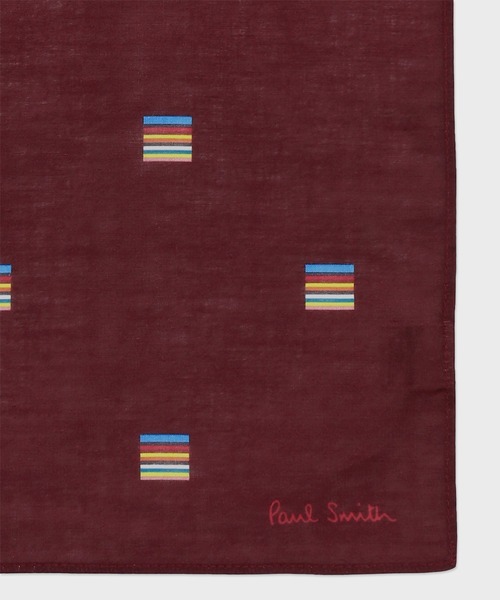 Paul Smith（ポールスミス）の「“Signature Stripe Square” ハンカチ