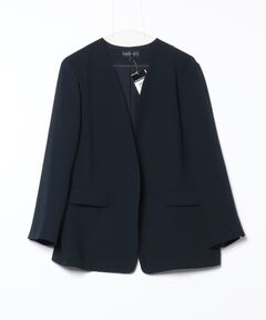 CINOH/チノ】BLACK FORMAL NO COLLAR JACKET/ブラックフォーマル