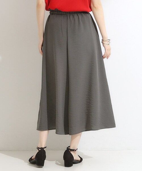 DRESKIP（ドレスキップ）の「◆【S-LL/ひんやり】さらっとタッチできれい見え ピンタックスカーチョ（その他パンツ・レディース・チャコールグレー/ブルー/ブラック/ベージュ・01/02/03/04）」の6枚目の写真