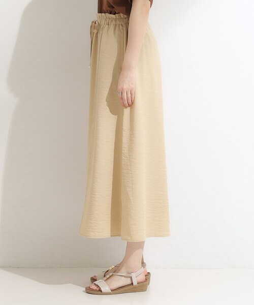 DRESKIP（ドレスキップ）の「◆【S-LL/ひんやり】さらっとタッチできれい見え ピンタックスカーチョ（その他パンツ・レディース・チャコールグレー/ブルー/ブラック/ベージュ・01/02/03/04）」の22枚目の写真