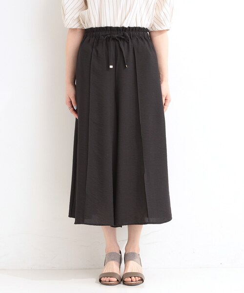 DRESKIP（ドレスキップ）の「【S-LL/ひんやり】さらっとタッチできれい見え ピンタックスカーチョ（その他パンツ・レディース・チャコールグレー/ブルー/ブラック/ベージュ・01/02/03/04）」の14枚目の写真
