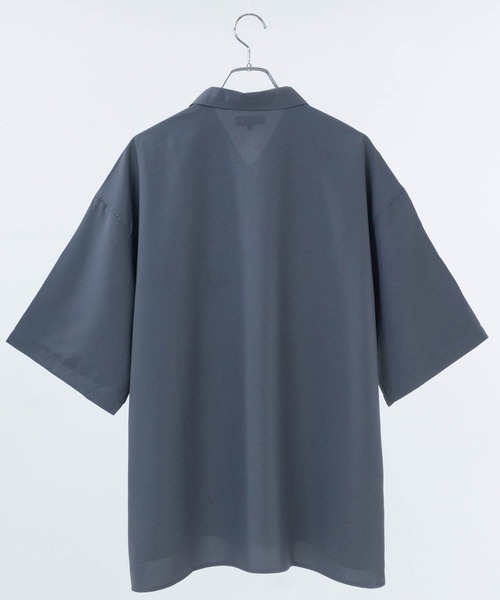 JOHN'S CLOSET(ジョンズクローゼット)の「【14】アソートプリント サイドスリット オーバーサイズ ハーフジップシャツ(シャツ/ブラウス・メンズ・ブラック系1/ネイビー系1/ホワイト系1/ホワイト系2/グレー系2/グレー系3/ブラック系2/ネイビー系2・LARGE/MEDIUM)」の13枚目の写真