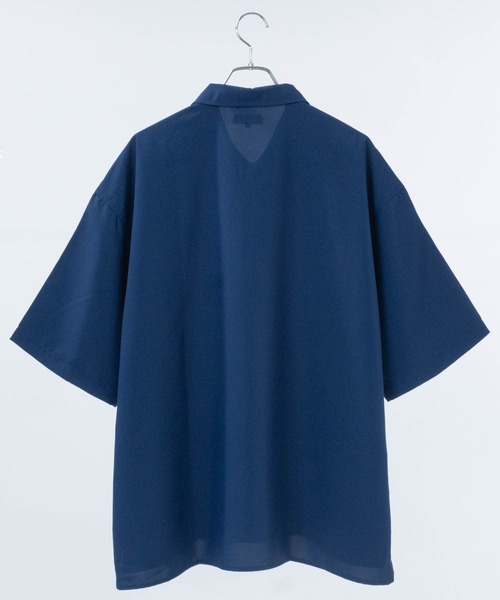 JOHN'S CLOSET(ジョンズクローゼット)の「【14】アソートプリント サイドスリット オーバーサイズ ハーフジップシャツ(シャツ/ブラウス・メンズ・ブラック系1/ネイビー系1/ホワイト系1/ホワイト系2/グレー系2/グレー系3/ブラック系2/ネイビー系2・LARGE/MEDIUM)」の15枚目の写真