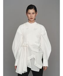 UN3D.（アンスリード）の「SEE THROUGH SHORT TOP / シースルー