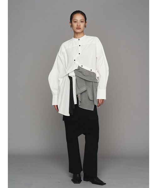 トップス UN3D. PATTERN MIX SHIRT PATTERN MIX SHIRT【セットアップ着用可能】 / パターンミックス