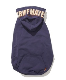 KRIFF MAYER（クリフメイヤー）の「【犬服･大型犬サイズ･乾きやすい】DOGサガラ刺繍パーカー(フードロゴ)（ペットウェア）」