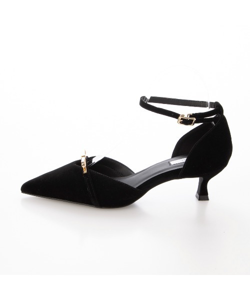 EVOL(イーボル)の「【クッション入り・ふかふか】4.5cmリボンセパレートパンプス BZ23837(パンプス・レディース・ベージュ/ブラック/グレー系その他・22.5cm/23.5cm/24.5cm/23.0cm/24.0cm/22.0cm)」の14枚目の写真