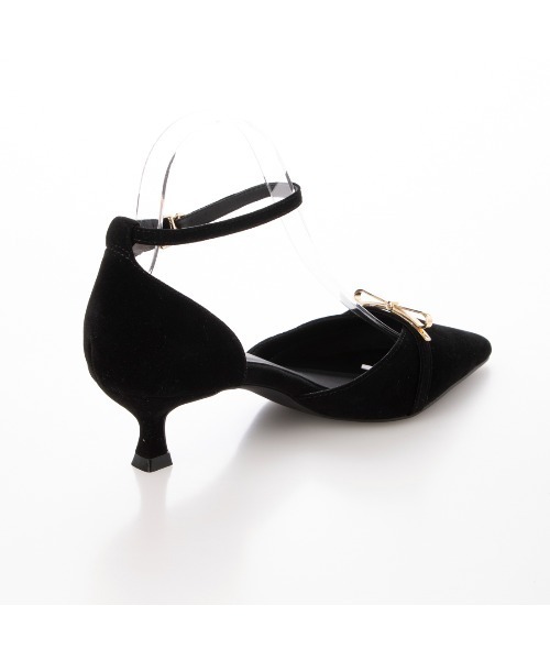 EVOL(イーボル)の「【クッション入り・ふかふか】4.5cmリボンセパレートパンプス BZ23837(パンプス・レディース・ベージュ/ブラック/グレー系その他・22.5cm/23.5cm/24.5cm/23.0cm/24.0cm/22.0cm)」の15枚目の写真