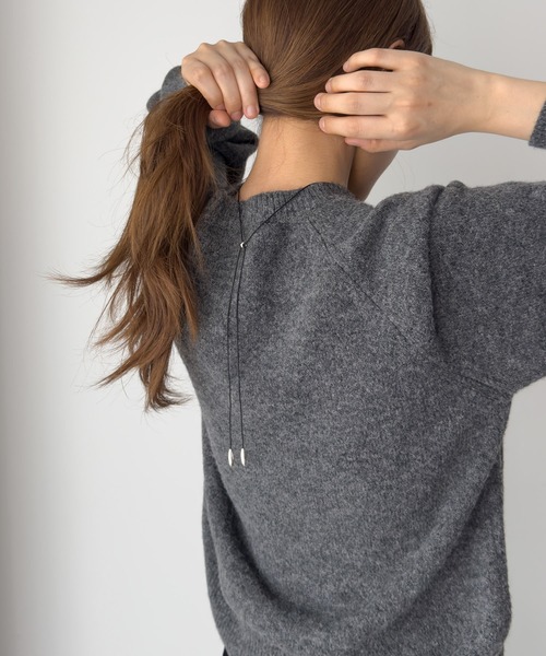 CANAL JEAN（キャナルジーン）の「Pt　ball top cordネックレス（ネックレス・レディース・シルバー・ONE SIZE）」の3枚目の写真