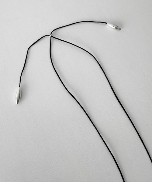 CANAL JEAN（キャナルジーン）の「Pt　ball top cordネックレス（ネックレス・レディース・シルバー・ONE SIZE）」の7枚目の写真