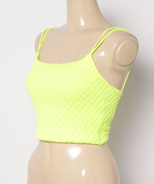 GUACAMOLE（ガカモレ）の「QUILT HEART CAMI TOP（水着・レディース・ブラック/イエロー/ホワイト・SMALL）」の4枚目の写真