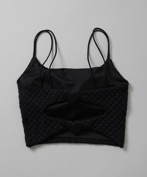 GUACAMOLE（ガカモレ）の「QUILT HEART CAMI TOP（水着・レディース・ブラック/イエロー/ホワイト・SMALL）」の7枚目の写真