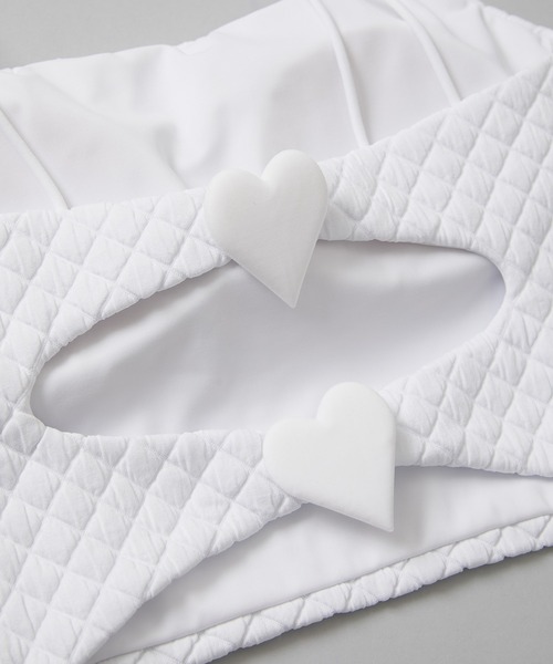 GUACAMOLE（ガカモレ）の「QUILT HEART CAMI TOP（水着・レディース・ブラック/イエロー/ホワイト・SMALL）」の9枚目の写真