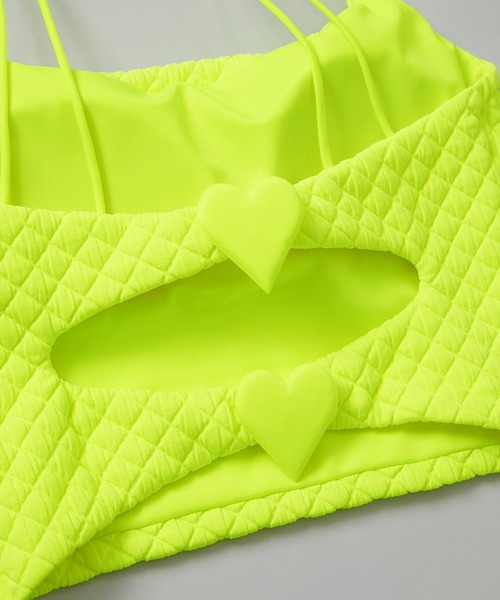 GUACAMOLE（ガカモレ）の「QUILT HEART CAMI TOP（水着・レディース・ブラック/イエロー/ホワイト・SMALL）」の11枚目の写真