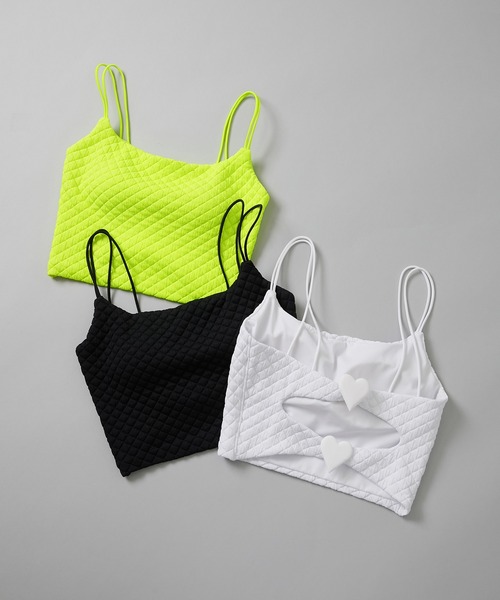 GUACAMOLE（ガカモレ）の「QUILT HEART CAMI TOP（水着・レディース・ブラック/イエロー/ホワイト・SMALL）」の15枚目の写真
