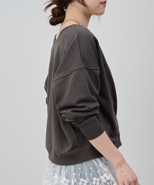 SHENERY（シーナリー）の「《前後2WAY仕様》カシュクールスウェット（スウェット・レディース・アイボリー/グレー系その他/ベージュ・FREE）」の17枚目の写真