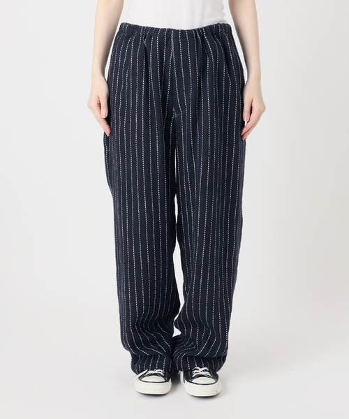 UNFOLLOW(アンフォロー)の「【FOLL/フォル】khadi cotton stripe pants(スラックス・メンズ・ネイビー・3/2)」の7枚目の写真