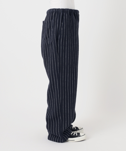 UNFOLLOW(アンフォロー)の「【FOLL/フォル】khadi cotton stripe pants(スラックス・メンズ・ネイビー・3/2)」の10枚目の写真