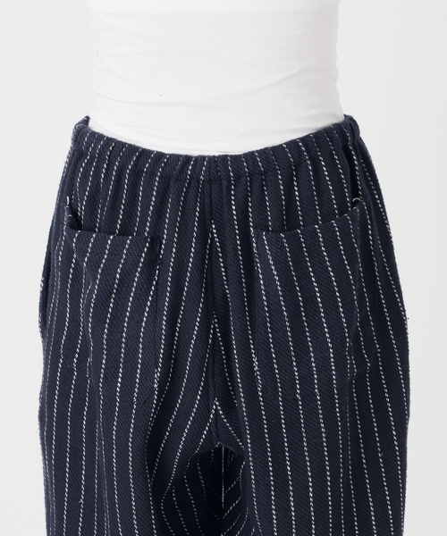 UNFOLLOW(アンフォロー)の「【FOLL/フォル】khadi cotton stripe pants(スラックス・メンズ・ネイビー・3/2)」の11枚目の写真