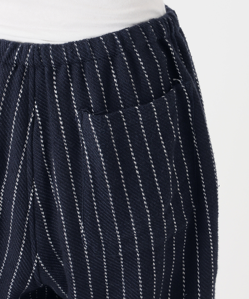 UNFOLLOW(アンフォロー)の「【FOLL/フォル】khadi cotton stripe pants(スラックス・メンズ・ネイビー・3/2)」の12枚目の写真