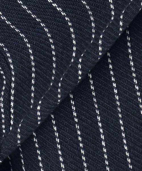 UNFOLLOW(アンフォロー)の「【FOLL/フォル】khadi cotton stripe pants(スラックス・メンズ・ネイビー・3/2)」の16枚目の写真