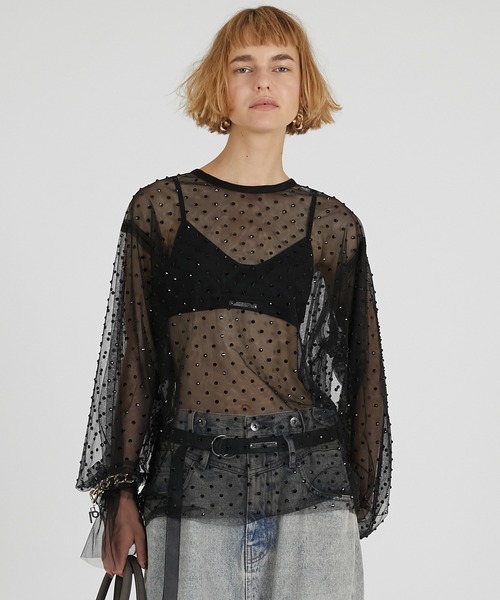 チュールビジューオーバートップ / Tulle Bead Over Top（その他