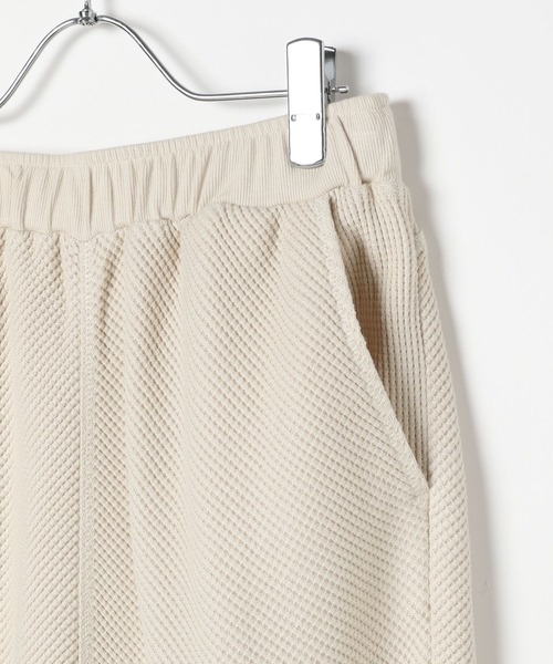 BAYFLOW（ベイフロー）の「ワッフルナロースカート（スカート・レディース・アイボリー/チャコール/グリーン・FREE）」の20枚目の写真