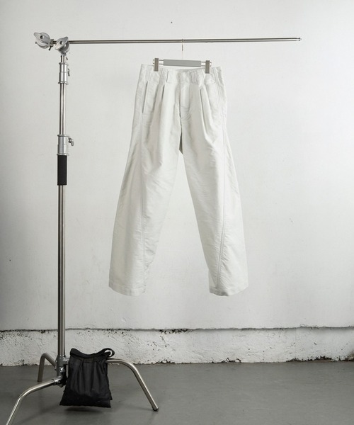 TUCKED WIDE LEG TROUSERS（スラックス）｜NVRFRGT（ネヴァーフォー 