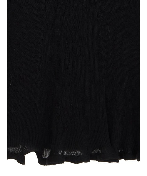 週末セール【新品】 アメリ　アメリヴィンテージ　ブラック　トップス　黒　ニット Ameri（アメリ）の「PLAID SHEER TURTLE KNIT（ニット/セーター）」 - WEAR