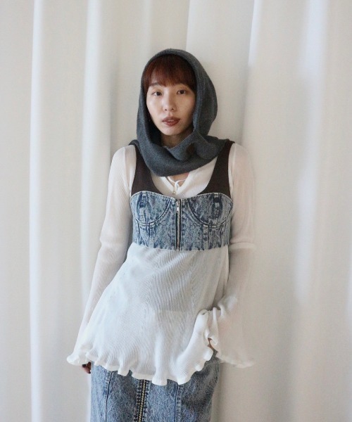 Ameri VINTAGE - アメリ ニット SAILOR COLLAR DETAIL KNIT TOP（ニット/セーター）｜Ameri