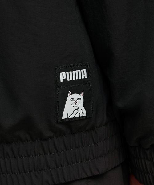 PUMA（プーマ）の「PUMA/プーマ RIPNDIPコラボ T7 OVERSIZED TR トラックジャケット セットアップ対応 632418（ジャージ・メンズ・ブラウン/ブラック・M/L/XL）」の7枚目の写真