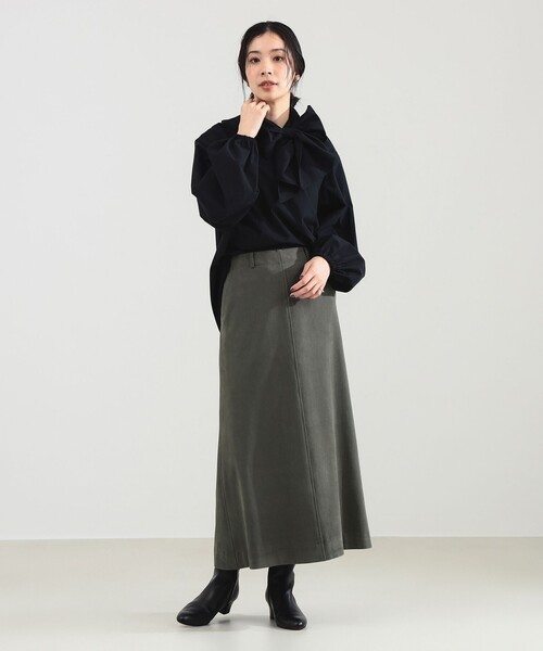 Demi-Luxe BEAMS（デミルクス ビームス）の「マルチウェイ ボウタイ ブラウス（シャツ/ブラウス・レディース・オフホワイト/ブラック/サックスブルー・36/38）」の12枚目の写真