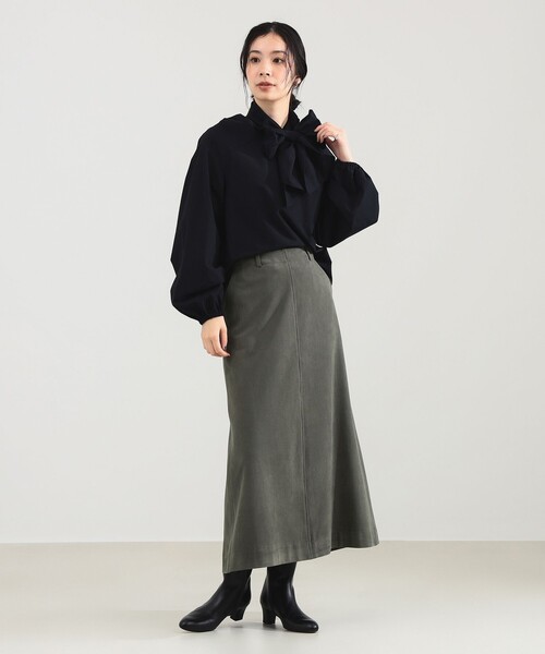 Demi-Luxe BEAMS（デミルクス ビームス）の「マルチウェイ ボウタイ ブラウス（シャツ/ブラウス・レディース・オフホワイト/ブラック/サックスブルー・36/38）」の13枚目の写真