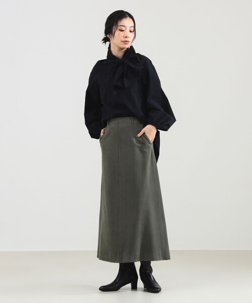 Demi-Luxe BEAMS（デミルクス ビームス）の「マルチウェイ ボウタイ ブラウス（シャツ/ブラウス・レディース・オフホワイト/ブラック/サックスブルー・36/38）」の14枚目の写真