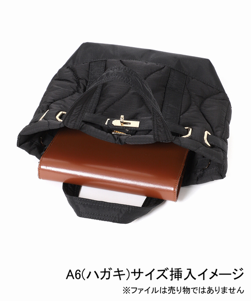 JOURNAL STANDARD relume(ジャーナルスタンダード レリューム)の「別注【TRIFFER/トリファー】キルティングミニトートバッグ(トートバッグ・レディース・ブラック/ベージュ・FREE)」の19枚目の写真