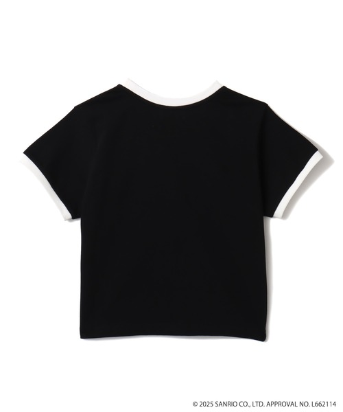sanrio(サンリオ)の「atmos pink x MY MELODY & KUROMI Ringer Neck T-shirt / アトモス ピンク マイメロディ アンド クロミ リンガー ネック Tシャツ 【SP】(Tシャツ/カットソー・レディース・ホワイト/ピンク/ブラック・M/S)」の13枚目の写真
