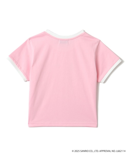 sanrio(サンリオ)の「atmos pink x MY MELODY & KUROMI Ringer Neck T-shirt / アトモス ピンク マイメロディ アンド クロミ リンガー ネック Tシャツ 【SP】(Tシャツ/カットソー・レディース・ホワイト/ピンク/ブラック・M/S)」の8枚目の写真