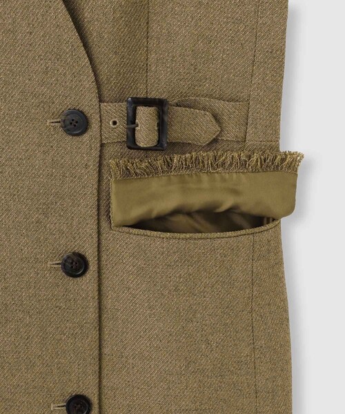 セール】ツィードライクロングジレワンピース（ワンピース