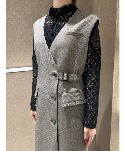 2025年　allureville ツィードライクロングジレワンピース ツィードライクロングジレワンピース|allureville OFFICIAL SITE