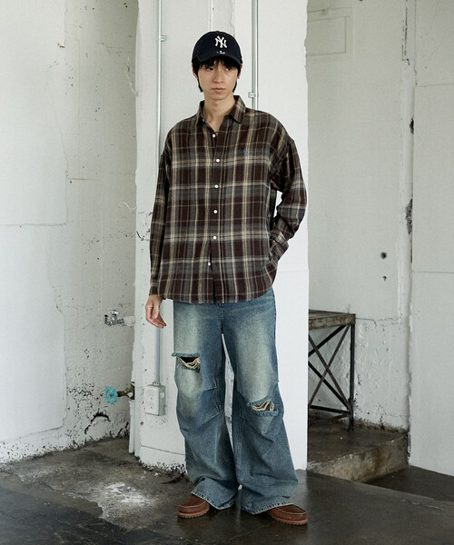 U.S. POLO ASSN.(ユーエスポロアッスン)の「U.S. POLO ASSN./ユーエスポロアッスン 別注ネルチェックシャツ/オンブレチェックシャツ(限定展開)(シャツ/ブラウス・メンズ・ブラック系その他/ブラウン系その他2/ブラック系その他2/ブラウン系その他/ベージュ系その他/グリーン系その他/ブルー系その他・SMALL/MEDIUM/LARGE)」の13枚目の写真