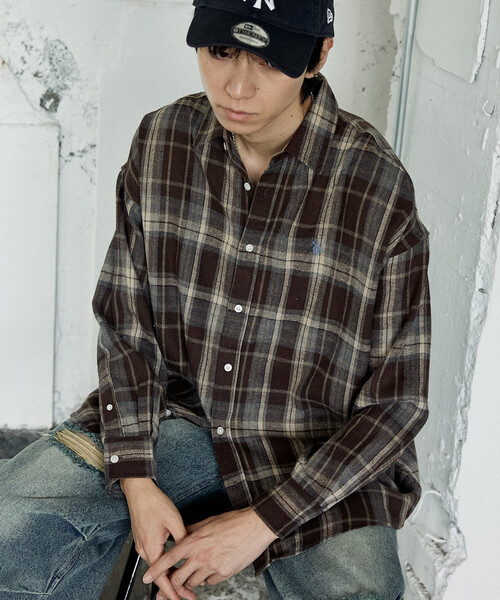 U.S. POLO ASSN.(ユーエスポロアッスン)の「U.S. POLO ASSN./ユーエスポロアッスン 別注ネルチェックシャツ/オンブレチェックシャツ(限定展開)(シャツ/ブラウス・メンズ・ブラック系その他/ブラウン系その他2/ブラック系その他2/ブラウン系その他/ベージュ系その他/グリーン系その他/ブルー系その他・SMALL/MEDIUM/LARGE)」の17枚目の写真