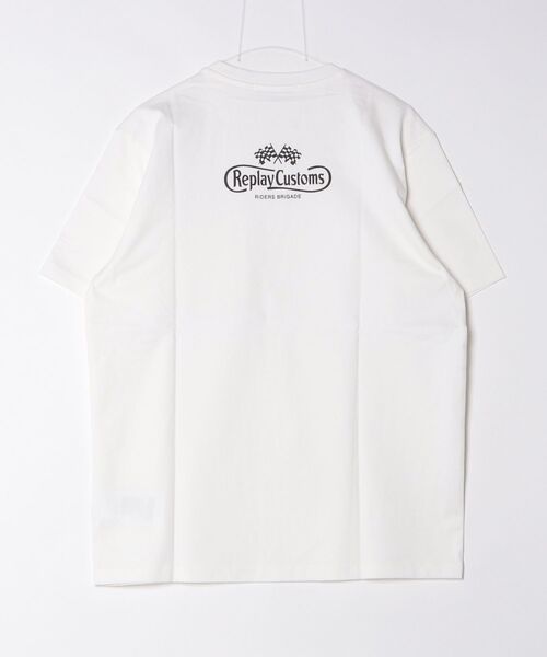 REPLAY（リプレイ）の「レギュラーフィット ヘビーコットンジャージーポケTシャツ（Tシャツ/カットソー・メンズ・ホワイト・X-LARGE/MEDIUM/SMALL）」の6枚目の写真