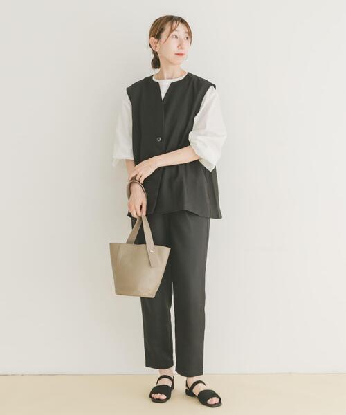 ★美品　URBAN RESEARCH　セットアップ セール】『イージーケア』フレアトップス×パンツセット